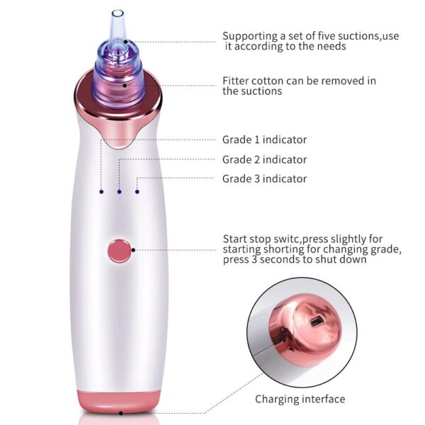 Electric Blackhead Remover Pore Vacuum Suction - Image 9