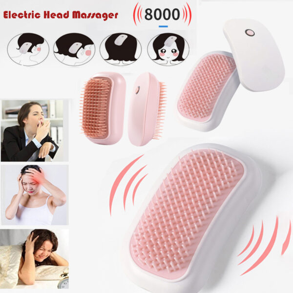 Electric Scalp Massager Machine  Mini Hair Massage Vibrator - Image 7