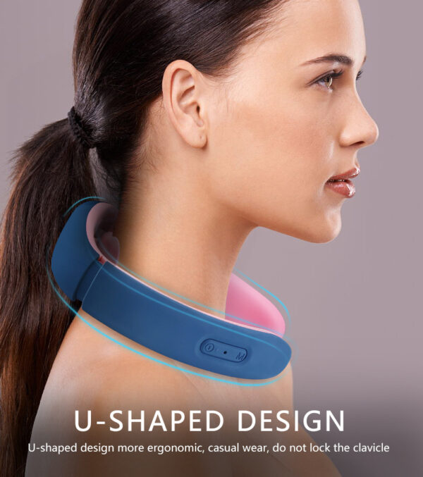 Neck Massager with Electric Pulse for Deep Tissue Pain Relief and Relaxation - Image 3