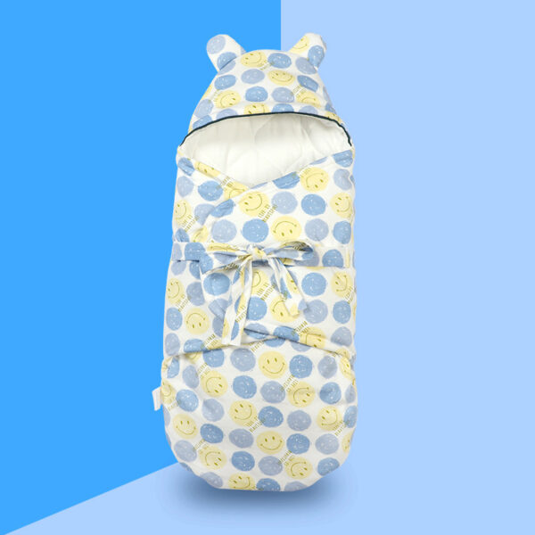 Premium Thick Cotton New-born Baby Swaddle Quilt for Anti-Kicking Comfort.🌿 - Image 7