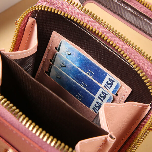 Versatile Transparent Women's Shoulder Bag with Touch Screen Phone Function. - Image 5