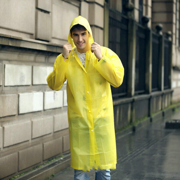 Top-Quality Transparent Windproof Rainwear 7 Vibrant Colours for Outdoor Use - Image 4