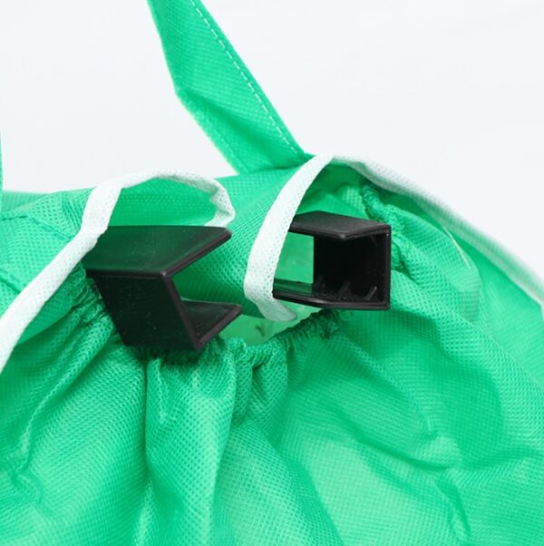 🌿🛍️ Eco-Friendly Foldable Reusable Shop Handbag: Sustainable Shopping Solution! - Image 5