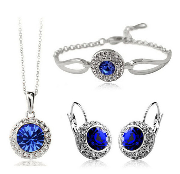 High-Quality and Unique Korean Style Design Diamond Jewellery Set - Image 8