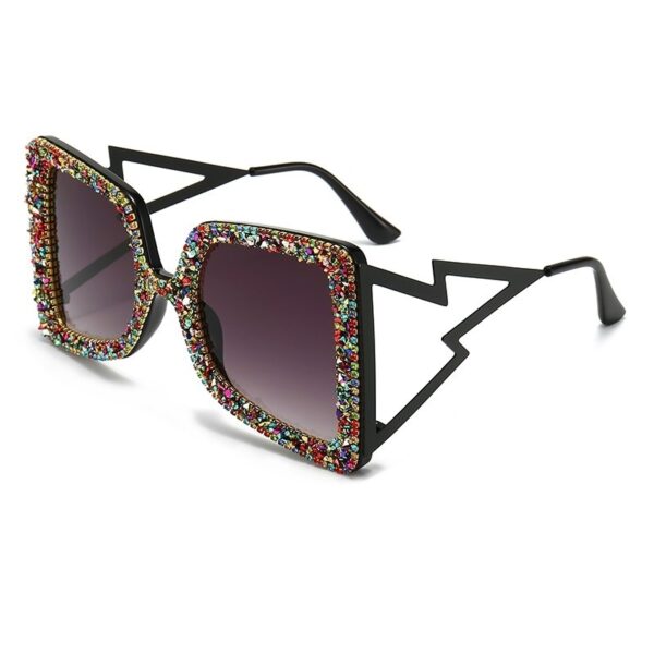 Point Drill Women's Sunglasses: Chic and Trendy Eyewear Accessory - Image 4