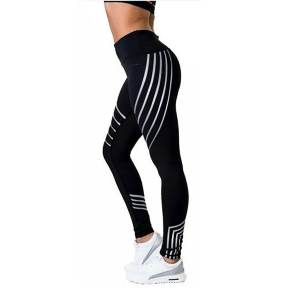 Reflective Sport Leggings: Stylish and High-Visibility Athletic Bottoms - Image 4