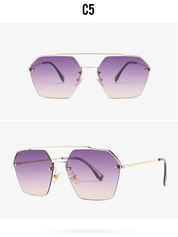 Double Beam Sunglasses Women: Stylish Eyewear Choice for Fashion - Image 5