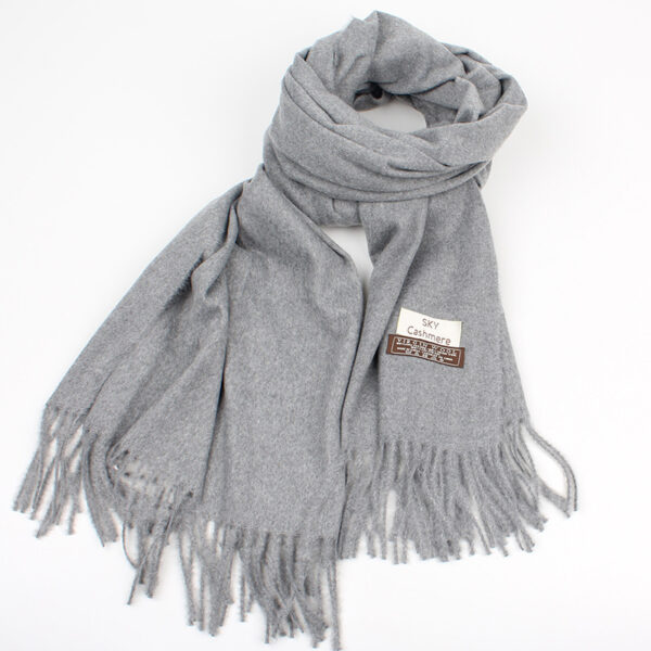 Warm and Stylist: Faux Cashmere Scarf in Solid Colours - Image 6