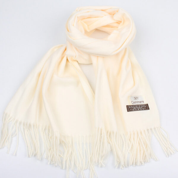 Warm and Stylist: Faux Cashmere Scarf in Solid Colours - Image 7