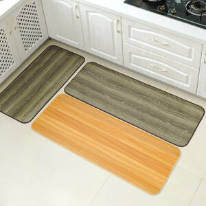 Waterproof Wood Grain Door Mat