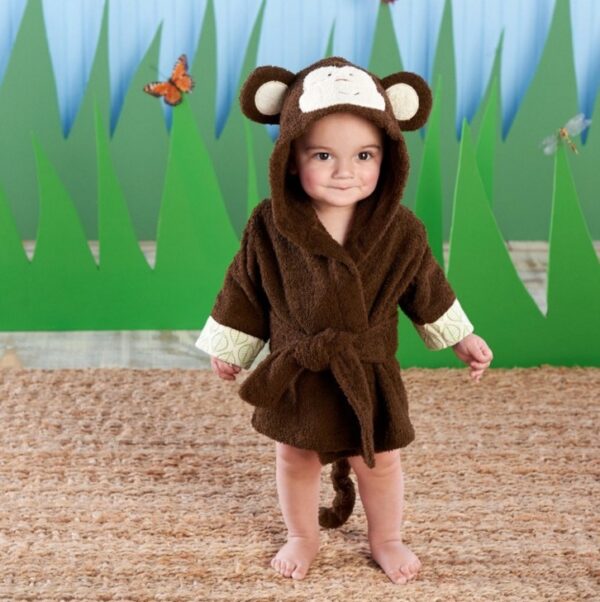 Adorable Cartoon Animal Baby Bath Towels and Robes in Soft Cotton - Image 8