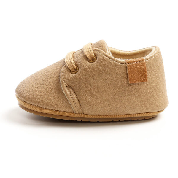 Soft Leather Baby Moccasins: Luxury First Walkers for Boys, Toddler Shoes - Image 2