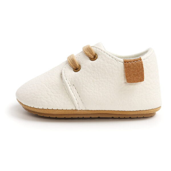 Soft Leather Baby Moccasins: Luxury First Walkers for Boys, Toddler Shoes - Image 4