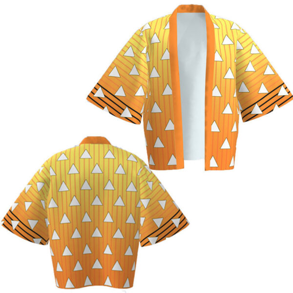 Tanjiro Suit Haori Jacket: Shop Stylish Kimono Bathrobe | Peripheral - Image 7