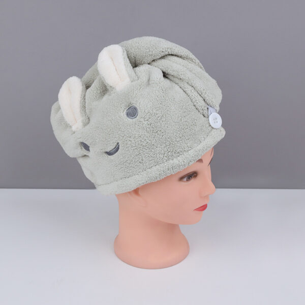 Rabbit Ear Quick Dry Hair Cap Absorbent - Image 4