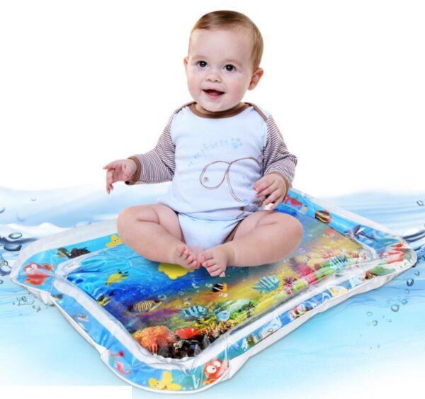 Infant Inflatable Water Mat: Summer Beach Play with Cushion & Toys - Image 4