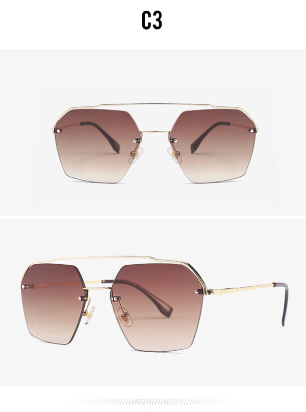 Double Beam Sunglasses Women: Stylish Eyewear Choice for Fashion - Image 3