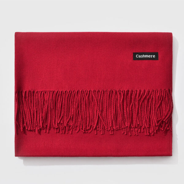 Solid Colour Cashmere Scarf: Elevate Your Style | Shop Now - Image 10