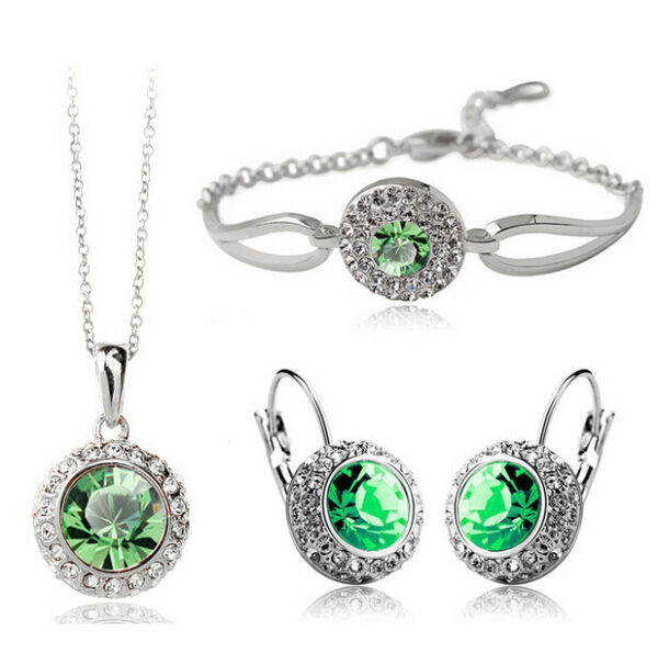 High-Quality and Unique Korean Style Design Diamond Jewellery Set - Image 6