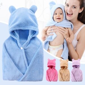 Cotton Baby Care Hooded Bath Towel