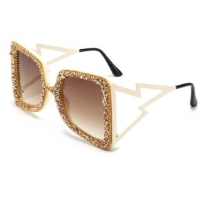 Point Drill Women's Sunglasses: Chic and Trendy Eyewear Accessory