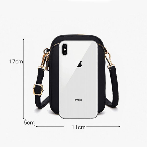 Small Shoulder Bags: 3-Layer Pockets Crossbody for Phone - Outdoor Daily - Image 6