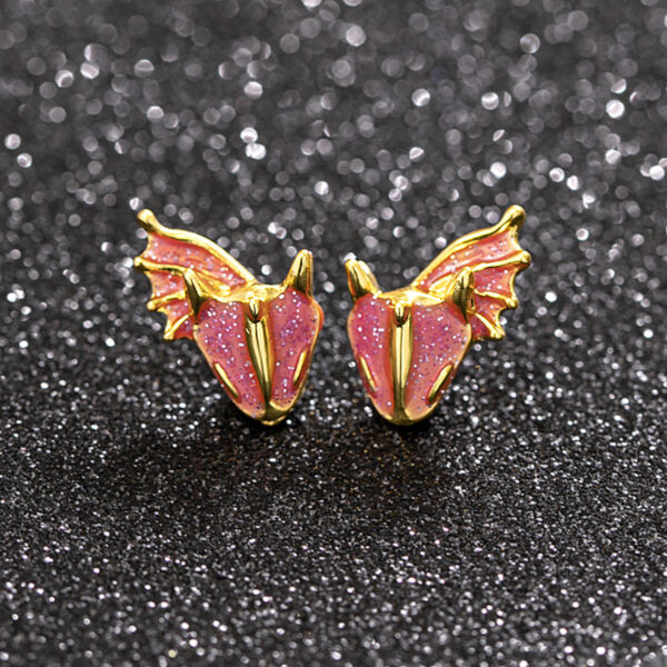 Trending Boho Dragon Dinosaur Stud Earrings For Women Girls - Image 2