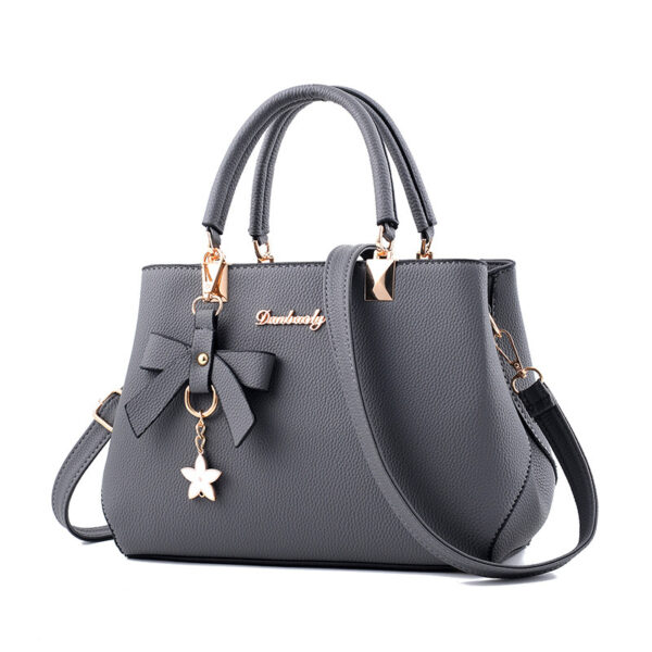 Chic Bowknot Star Pendant Totes: Women's Shoulder Bag Elegance - Image 5