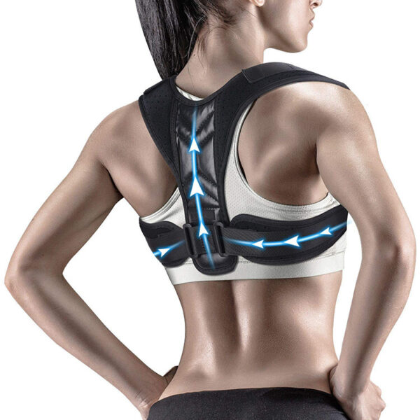 Adjustable Posture Corrector: Back Belt for Men and Women's Alignment - Image 3