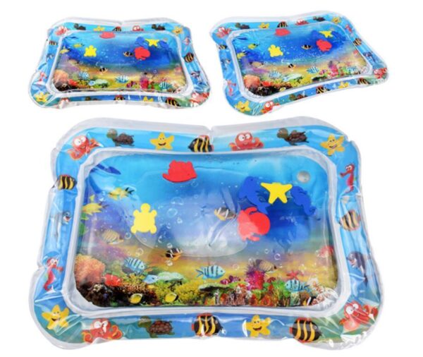 Infant Inflatable Water Mat: Summer Beach Play with Cushion & Toys - Image 3