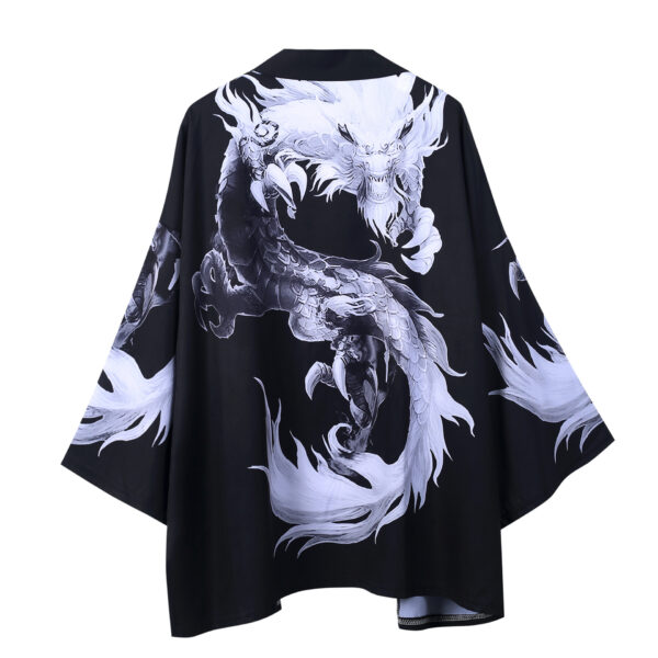 Chic Printed Loose Kimono Jacket: Shop Now for Stylish Flair! - Image 5