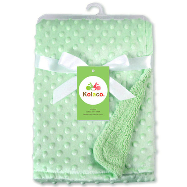 Premium Cotton Polar Dot Baby Blanket: New-born Swaddle Wrap 👶 - Image 4