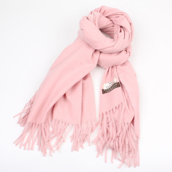 Warm and Stylist: Faux Cashmere Scarf in Solid Colours - Image 8