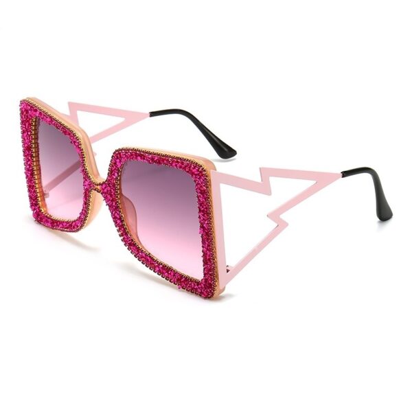 Point Drill Women's Sunglasses: Chic and Trendy Eyewear Accessory - Image 7