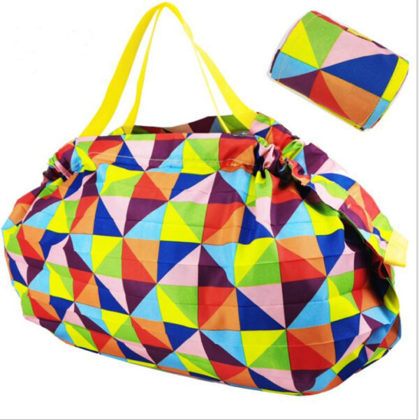 Large Eco-Friendly Reusable Shopping Bags: Foldable, Waterproof Travel Tote - Image 10