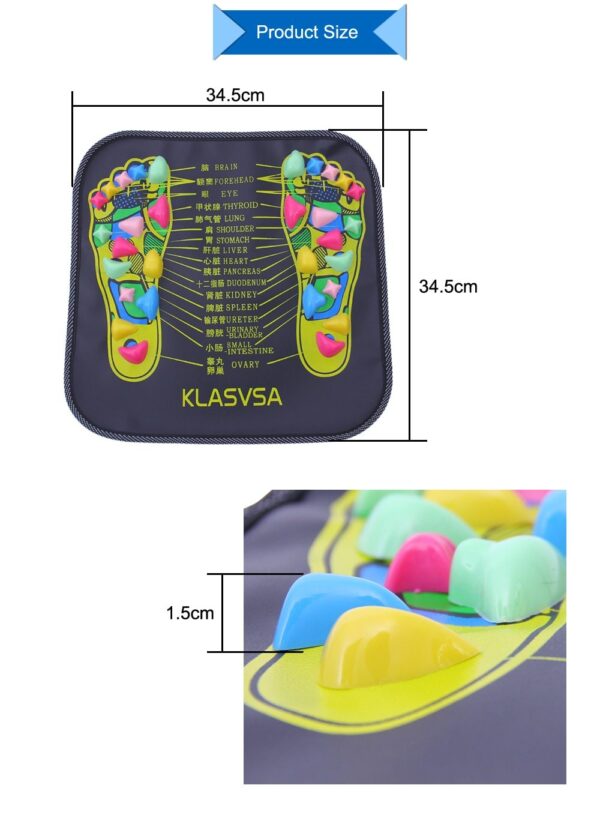 Reflexology Cobblestone Walk Massager Mat - Image 7