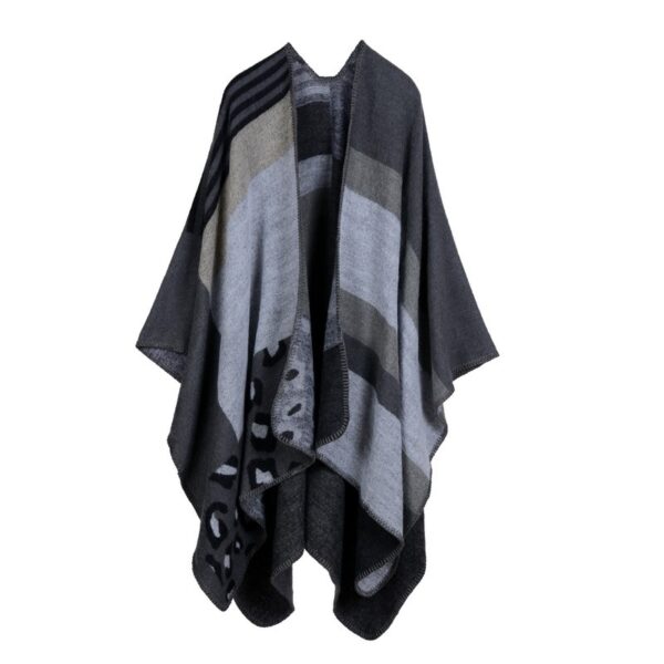 Ethnic Plaid Scarf: Stylish Travel Shawl for Autumn-Winter - Image 10
