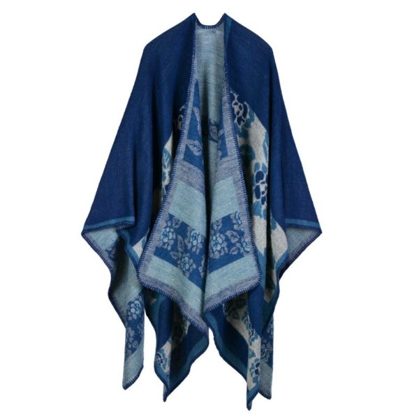Ethnic Plaid Scarf: Stylish Travel Shawl for Autumn-Winter - Image 8