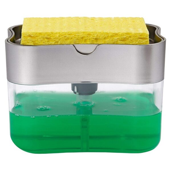 Multifunction Soap Dispenser Sponge Caddy Non-toxic For Kitchen Rack - Image 5