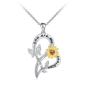 Romantic Sunflower Necklace