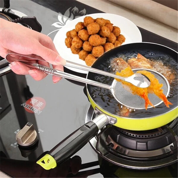 Stainless Steel Multi-Functional Oil Food Scoop: Essential Kitchen Accessory - Image 6