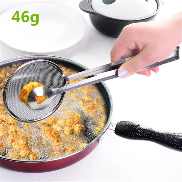 Stainless Steel Multi-Functional Oil Food Scoop: Essential Kitchen Accessory - Image 2