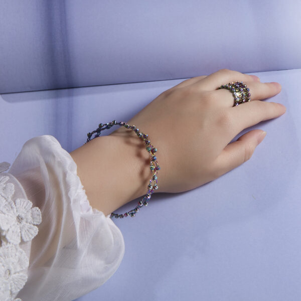 Stylish Retractable Ring Copper Bracelet. Trendy  Accessory for Women. - Image 6