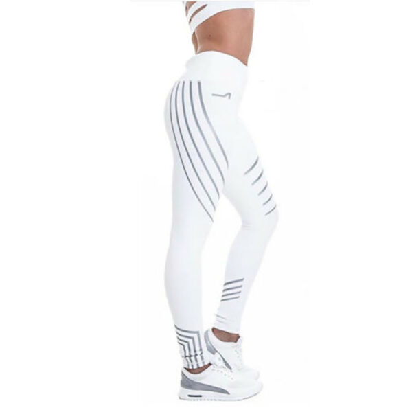 Reflective Sport Leggings: Stylish and High-Visibility Athletic Bottoms - Image 5