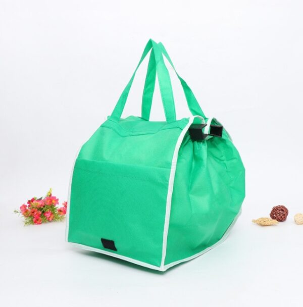 🌿🛍️ Eco-Friendly Foldable Reusable Shop Handbag: Sustainable Shopping Solution! - Image 7