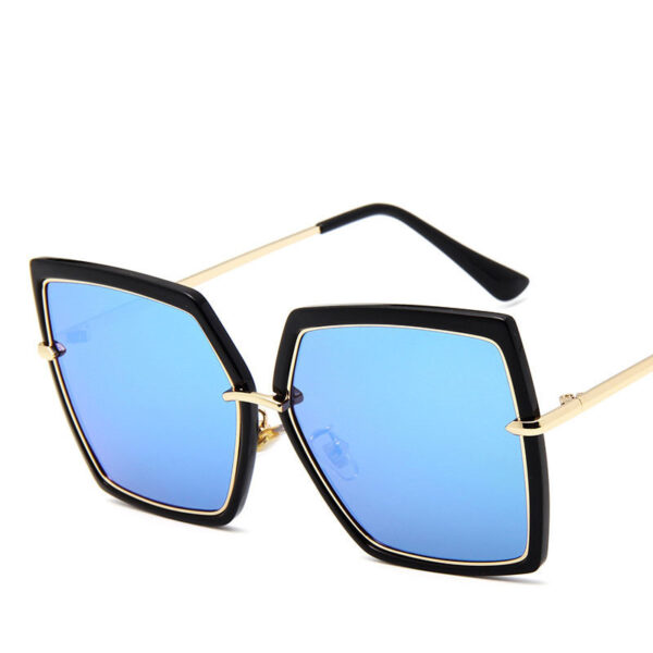 Retro Reflective Metal Sunglasses: Women's Chic Eyewear | Order Now! - Image 2