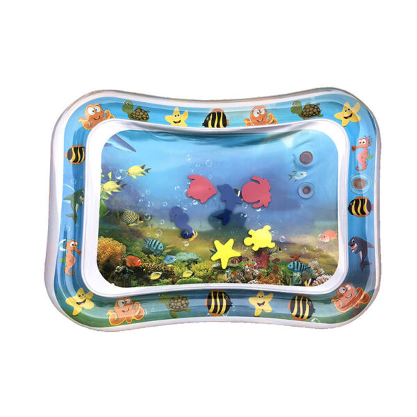 Infant Inflatable Water Mat: Summer Beach Play with Cushion & Toys - Image 2