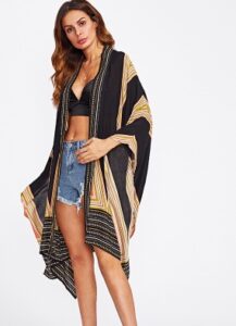 Safari-Inspired Kimono: Explore Stylish Wilderness