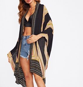 Safari-Inspired Kimono: Explore Stylish Wilderness