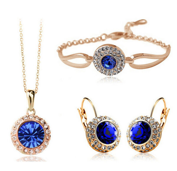 High-Quality and Unique Korean Style Design Diamond Jewellery Set - Image 4